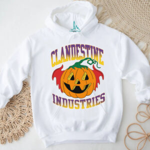 Pete Wentz Brand Clandestine Industries Bat Pumpkin Halloween Shirt