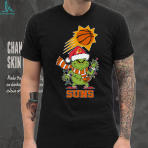 Phoenix Suns Christmas Grinch Santa Hat Holiday 2025 TShirt