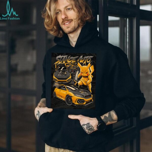 Pikachu Stance Auto Civic shirt