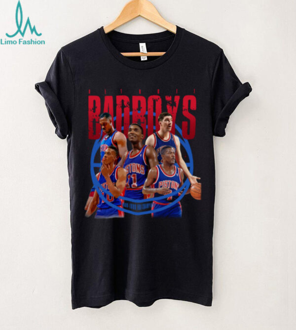 Pistons Bad Boys 1989 1990 NBA Champions Graphic TShirt