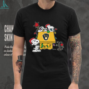 Pittsburgh Pirates Christmas Snoopy Doghouse T Shirt