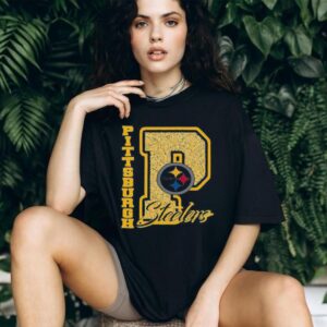 Pittsburgh Steelers Glitter P Fan Tee
