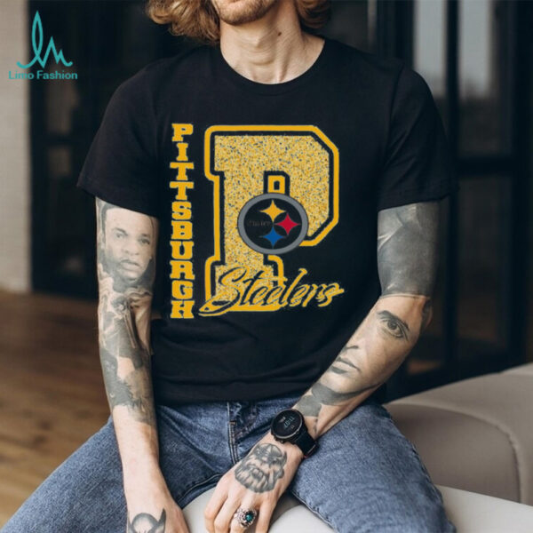 Pittsburgh Steelers Glitter P Fan Tee