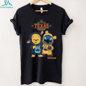 Pooh and Stitch Texas Roadhouse Mashup T Shirt