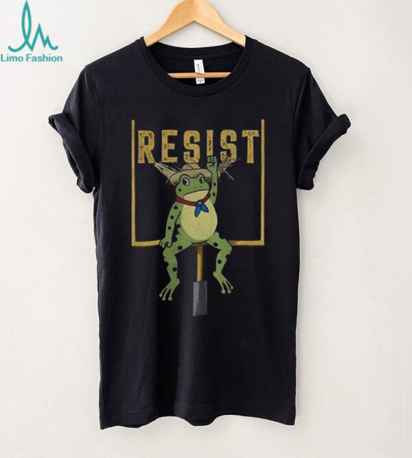 Portland Frog Anti ICE x Benito Frog resist shirt