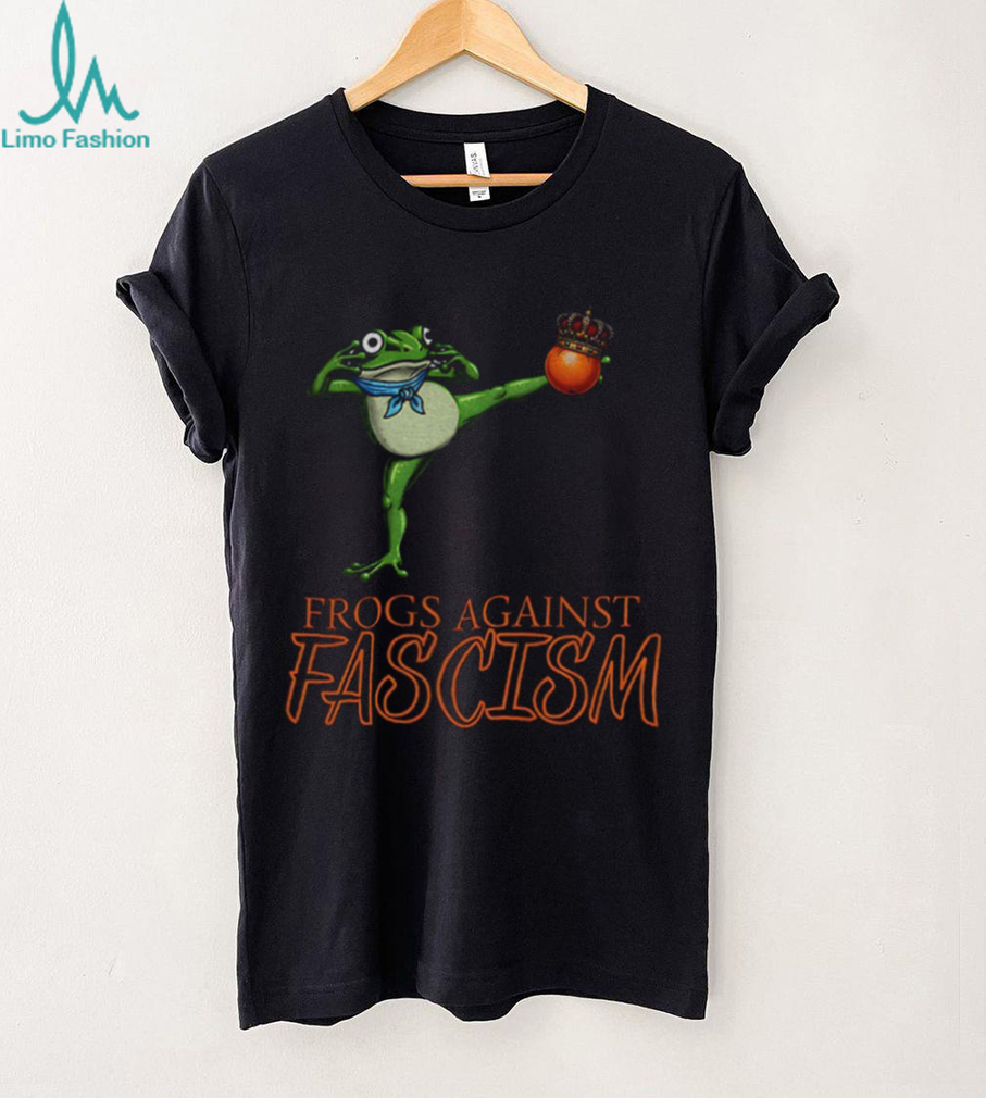 Portland Frog kick out orange king frogs against fascism anti Trump shirt Portland Frog kick out orange king frogs against fascism anti Trump shirt