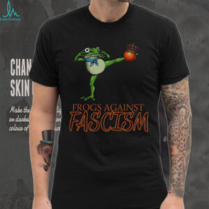 Portland Frog kick out orange king frogs against fascism anti Trump shirt