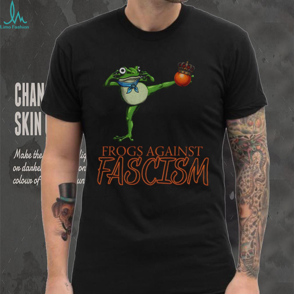 Portland Frog kick out orange king frogs against fascism anti Trump shirt Portland Frog kick out orange king frogs against fascism anti Trump shirt