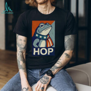 Portland HOP frog political parody American flag frog gift shirt