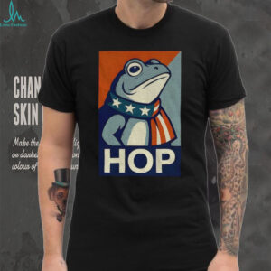 Portland HOP frog political parody American flag frog gift shirt