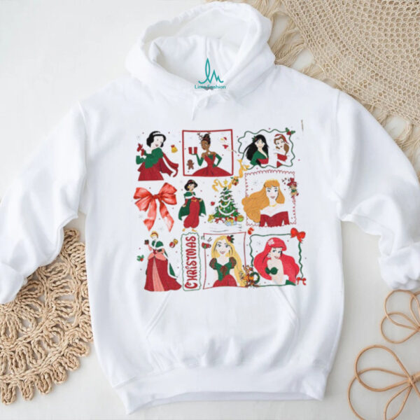 Princess Movie Christmas Holiday Lights Merry Christmas shirt