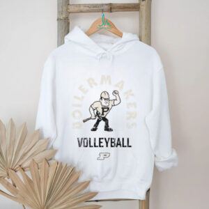 Purdue Women's Volleyball White Mascot Shirt