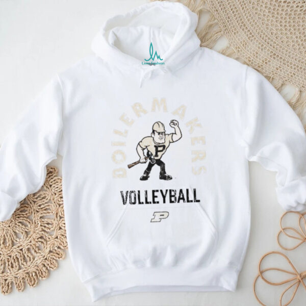 Purdue Women’s Volleyball White Mascot Shirt