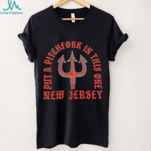 Put a Pitchfork in this one new jersey logo shirt