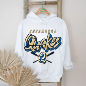 Rancho Cucamonga Quakes Merch GoTeez Crossed Bat Shirt