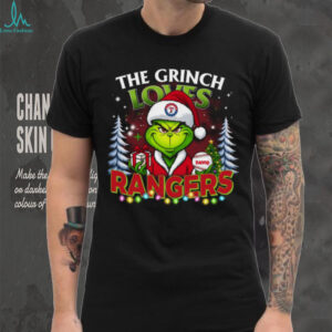 Rangers Grinch Tee – MLB Family Christmas Shirt