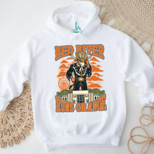 Red River Rivalry 2025 Texas Longhorns Runs Orange T Shirt Barstool Sports