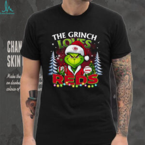 Reds Family Holiday Shirt – Grinch Custom Tee – Personalized MLB Christmas Gift