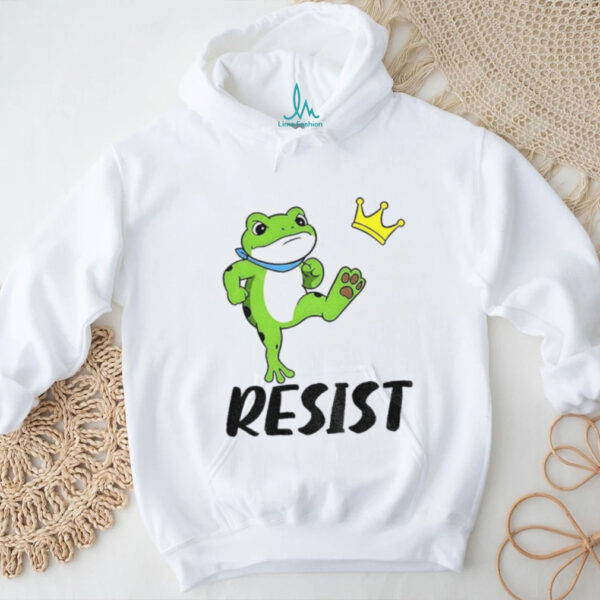 Resist Portland frog kicks crown political anti Maga shirt