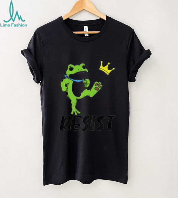 Resist Portland frog kicks crown political anti Maga shirt