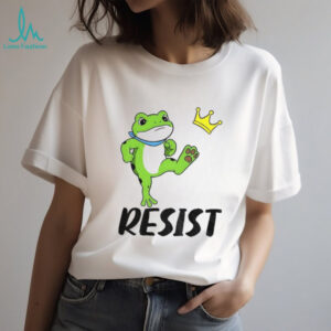 Resist Portland frog kicks crown political anti Maga shirt