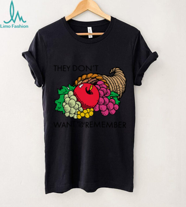 Retro Fruit Design They Don’t Want You To Remember Shirt