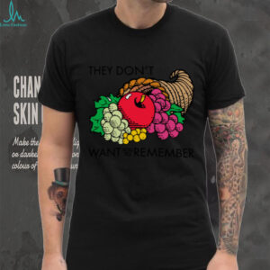 Retro Fruit Design They Don’t Want You To Remember Shirt