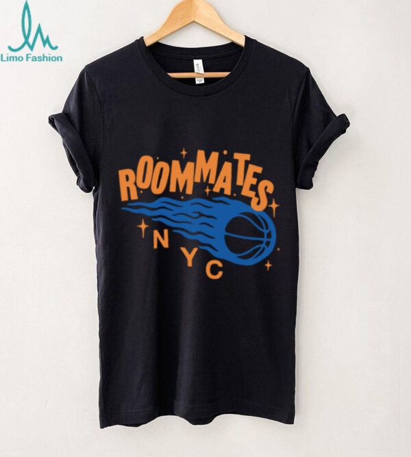 Roommates New York City Basketball Flame Team Shirt