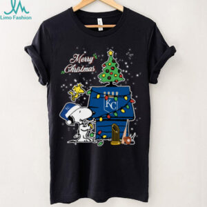 Royals Shop Merry Christmas With Snoopy Baby Kansas City Royals T Shirt
