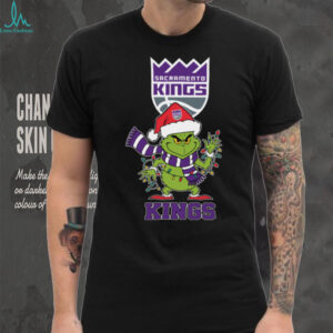 Sacramento Kings Christmas Grinch Santa Hat Holiday 2025 TShirt