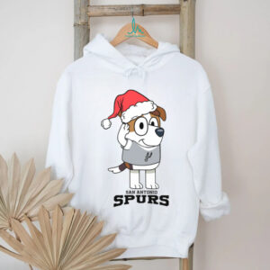 San Antonio Spurs Cute Bluey Jack Christmas Santa Shirt