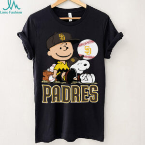 San Diego Padres Snoopy Charlie Brown Peanuts T Shirt