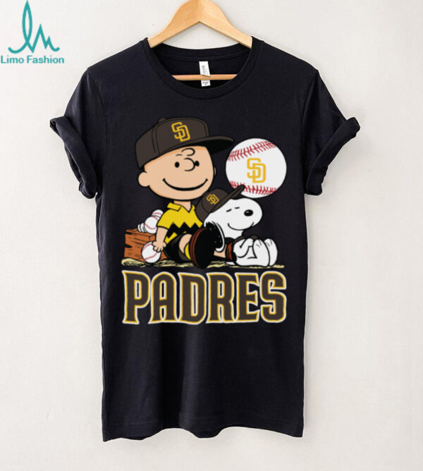 San Diego Padres Snoopy Charlie Brown Peanuts T Shirt