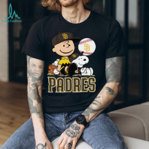San Diego Padres Snoopy Charlie Brown Peanuts T Shirt