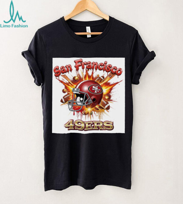San Francisco 49ers Explosive Helmet Tee