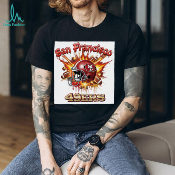San Francisco 49ers Explosive Helmet Tee