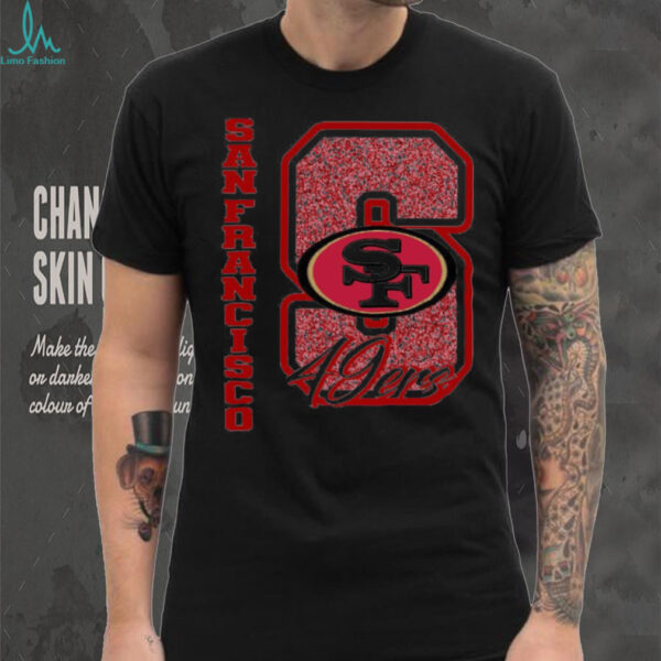 San Francisco 49ers Glitter Logo Tee