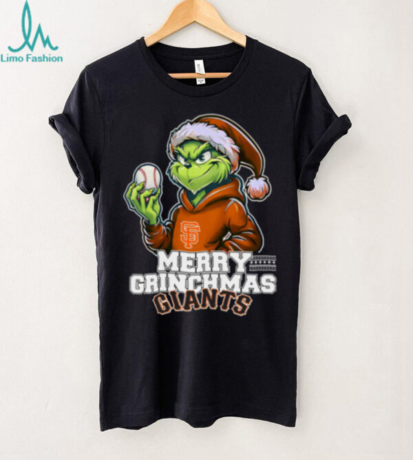 San Francisco Giants Grinch Christmas T Shirt Merry Christmas Baseball Tee