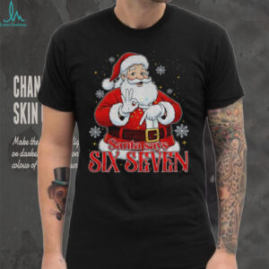 Santa Claus Santa Says Six Seven Merry Christmas 2025 shirt