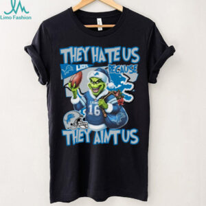 Santa Grinch They Hate Us Because They Ain’t Us Lions Hoodie