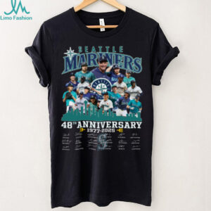 Seattle Mariners 48th Anniversary 1977–2025 Team Player TShirt