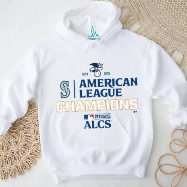 Seattle Mariners Fanatics 2025 American League Champions Locker Room T Shirt