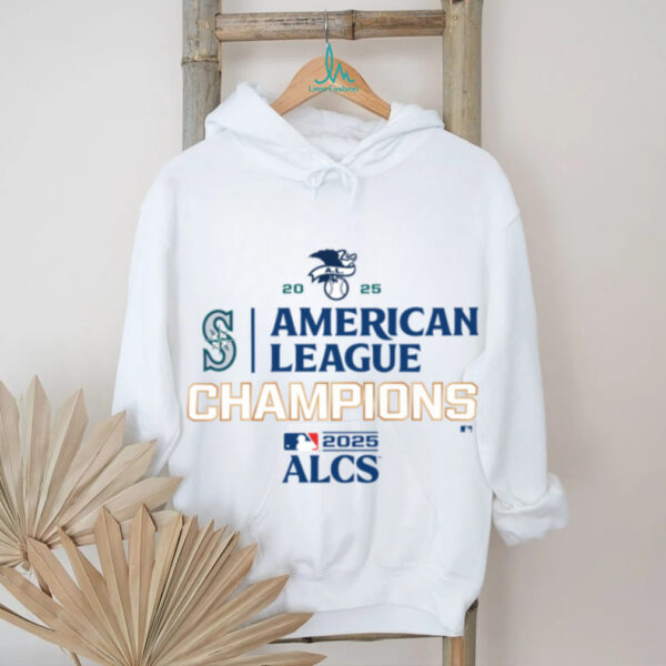 Seattle Mariners Fanatics 2025 American League Champions Locker Room T Shirt
