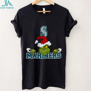 Seattle Mariners Logo Baseball Grinch Christmas T Shirt