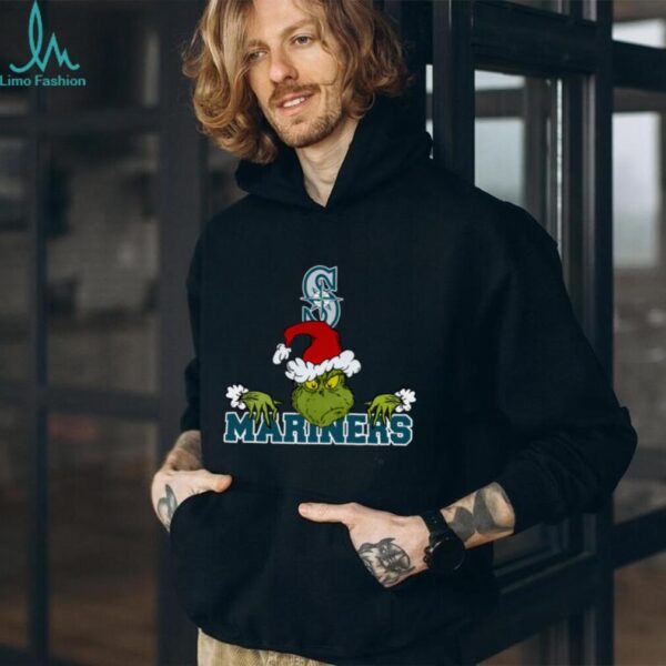 Seattle Mariners Logo Baseball Grinch Christmas T Shirt