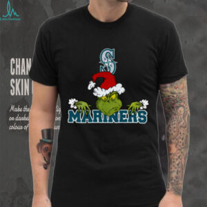 Seattle Mariners Logo Baseball Grinch Christmas T Shirt