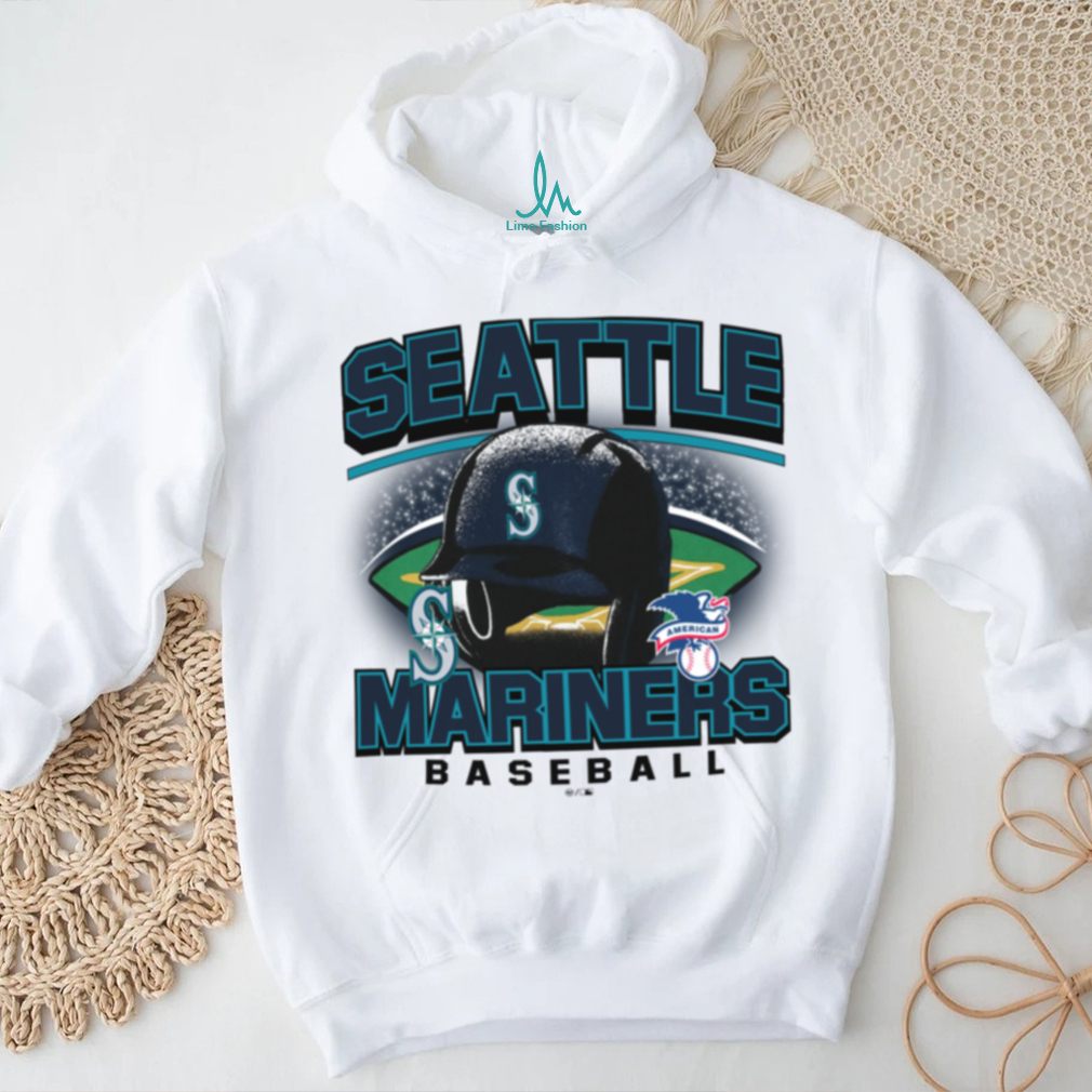 Seattle Mariners Regional Foundation Baseball Helmet Shirt Seattle Mariners Regional Foundation Baseball Helmet Shirt