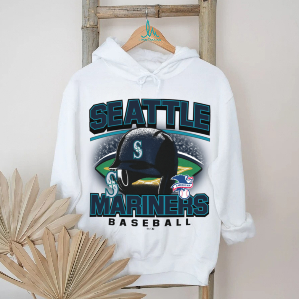Seattle Mariners Regional Foundation Baseball Helmet Shirt Seattle Mariners Regional Foundation Baseball Helmet Shirt