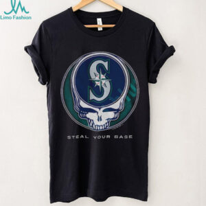 Seattle Mariners Steal Your Base Grateful Dead skull MLB shirt