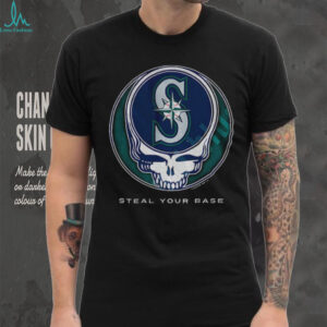 Seattle Mariners Steal Your Base Grateful Dead skull MLB shirt